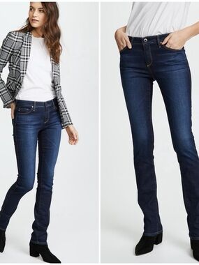 AG Jeans The Harper Essential Straight-leg jeans in the Smitten Wash